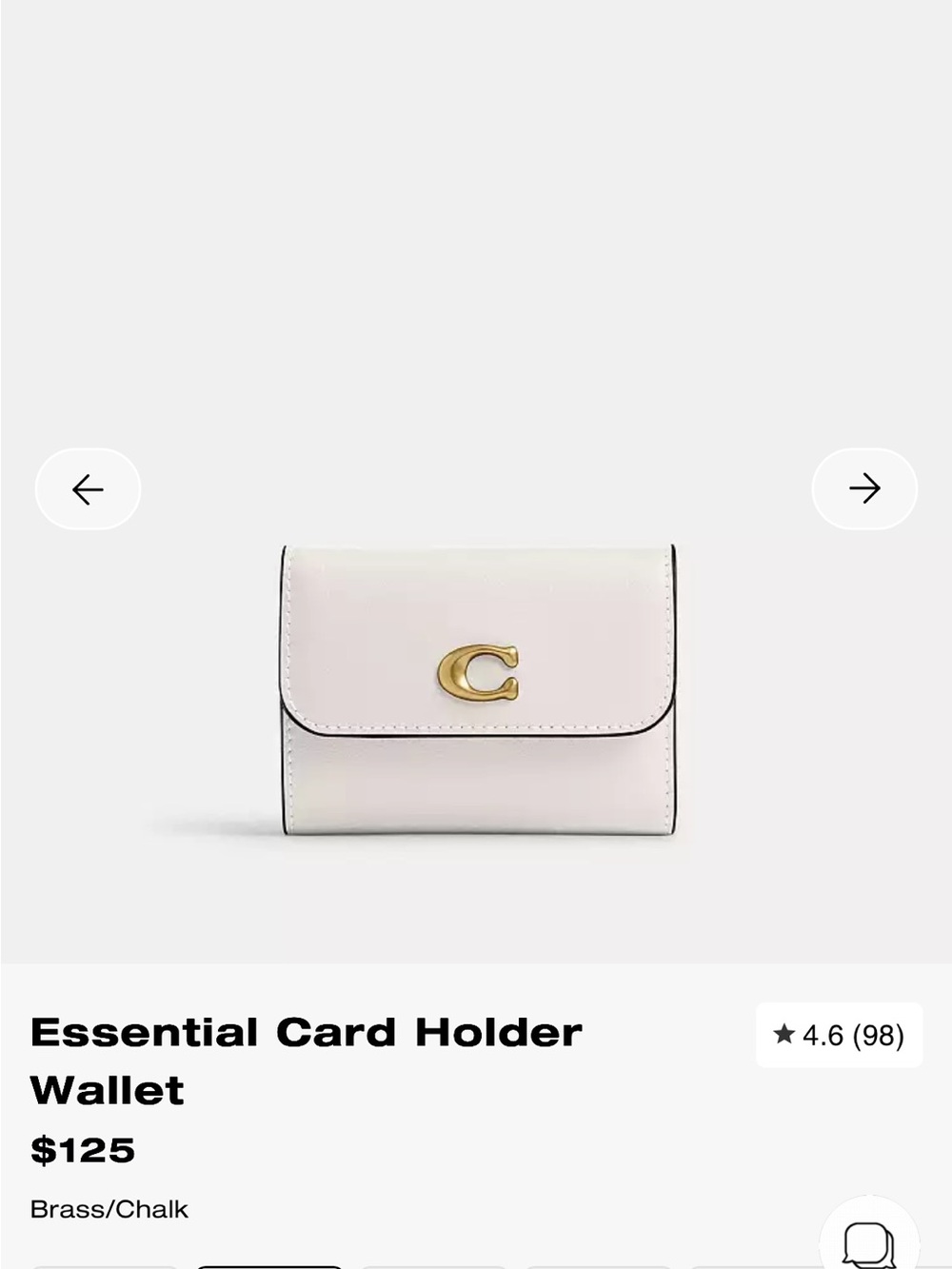 Coach Essential Card Holder Wallet - Picture 7 of 7